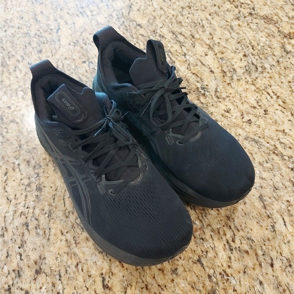 Asics GEL NIMBUS 28 Running Shoes Men's Size 13 WIDE Black 1011C144